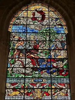 Window of the Conversion of St Paol, Chapel of St James, Seville Cathedral, Spain, Visente Mentdo (1560)