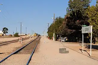 Cook railway station is now unattended but remains a principal scheduled stop for trains to take on diesel fuel and water, about half-way along their 1687 kilometres (1048 miles) journey on the Trans-Australian Railway