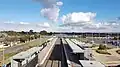 View of Coolaroo platforms 1 and 2 from a bridge