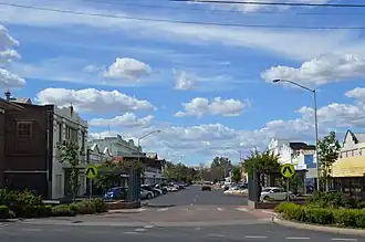 Castlereagh St, the main street of Coonamble