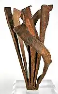 Copper specimen from the old mine. Height 15&nbsp;cm.