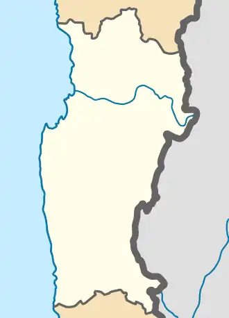 Panulcillo is located in Coquimbo Region