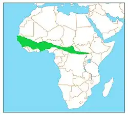 Map of range