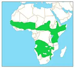 Map of range