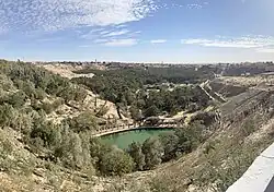 The original oasis of Nefta is known as "the basket" as it is located down the hills