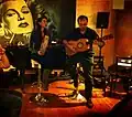 The duo Cordasicula performing live in Paris