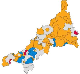 2005 results map