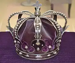 Crown of Carol I forged from an Ottoman cannon captured by the Romanian Army during the 1877-1878 War.