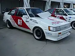 Toyota Team Australia's Class A 1986 Bathurst 1000 winner, driven by Mike Quinn and John Faulkner.