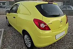 Opel Corsa Van based on fourth generation (Corsa D)