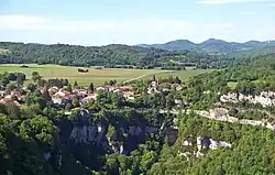 Landscape of Revermont in Corveissiat