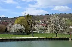 A general view of Courcelles-lès-Montbard
