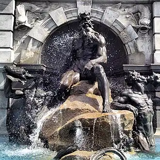 Neptune sculpture