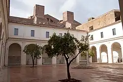 Image 13Small cloister of the charterhouse of Santa Maria degli Angeli e dei Martiri, built on the site of the Baths of Diocletian; part of the National Roman Museum of Rome