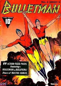 Cover of Bulletman #3 (1942). Art by Mac Raboy