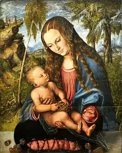 Madonna under the fir tree - Lucas Cranach the Elder, 1510