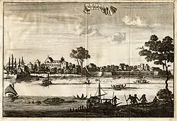 Dutch East India Company ships in Kodungallur (1708)
