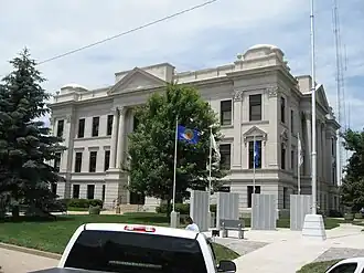 The Crawford County Courthouse in Denison