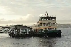 MV Sirius at Barangaroo Wharf