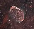 The Crescent Nebula, as taken by an amateur astronomer