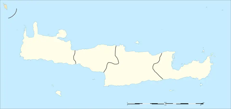 Sideros is located in Crete
