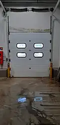 Truck loading bay.