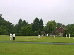 An image of a club cricket game