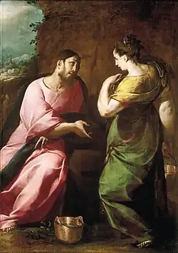Christ and the Samaritan woman at the well, Koelliker priv. col., Milan
