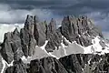 Croda da Lago, with Cima Ambrizzola furthest to right