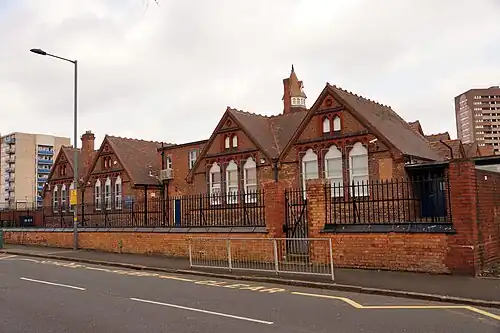 Cromwell street school formally a Birmingham board school established following the Elementary Education Act 1870