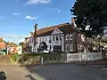 The Crooked Billet (Harvester) pub. The pub bears a plaque commemorating those who died when it was hit by a V2 rocket in 1944.[6]