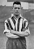 Bobby Barclay posing for a squad photo