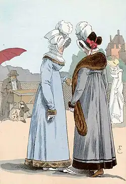 Two Parisiennes on the Pont des Arts (1816)