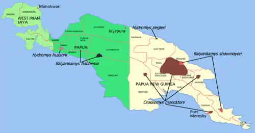Map of range