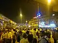 Crowd outside Kalyan Junction