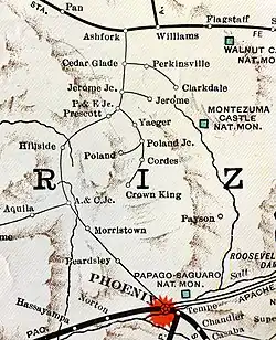 Route in 1930