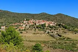 A general view of Cucugnan