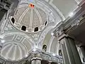 View of the vaulted ceiling