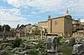 The Curia Julia and the church of St. Martina and Luca