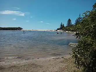 Lake Currimundi and beach, 2016