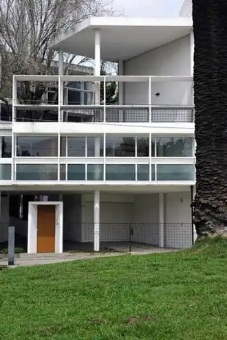 A three-storey house