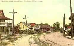 Vintage postcard of Merwin Avenue