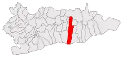 Location in Călărași County