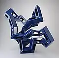 "Cycloviolacin", sculpture of cycloviolacin