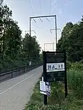 The trail in May.