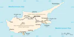 Map of Cyprus