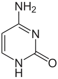 Chemical structure of cytosine