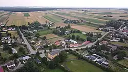 Aerial view of Cześniki