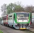 812 613, a refurbishment prototype (nicknamed Esmeralda (ČD))