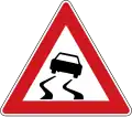 I-8: Slippery road